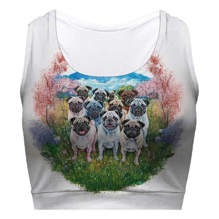 Pug World Sport Bra Woman Underwear Beachwear Loungewear