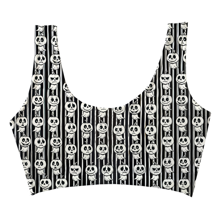 Pumpkin Boo Crop Top Woman Underwear Beachwear Loungewear