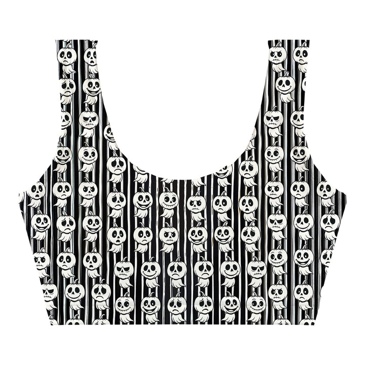 Pumpkin Boo Crop Top Woman Underwear Beachwear Loungewear