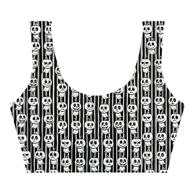 Pumpkin Boo Crop Top Woman Underwear Beachwear Loungewear