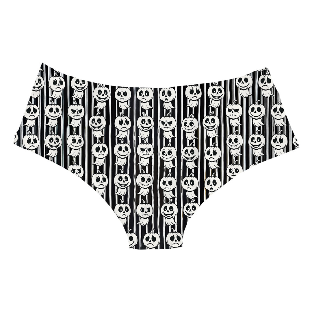 Pumpkin Boo Hipster Woman Underwear Beachwear Loungewear