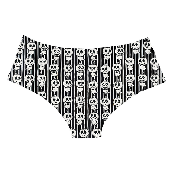 Pumpkin Boo Hipster Woman Underwear Beachwear Loungewear