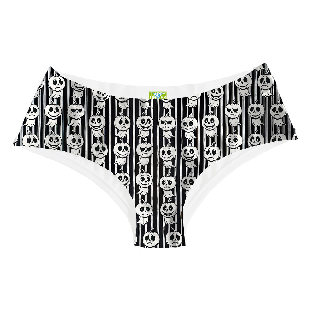 Pumpkin Boo Hipster Woman Underwear Beachwear Loungewear