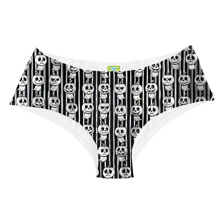 Pumpkin Boo Hipster Woman Underwear Beachwear Loungewear