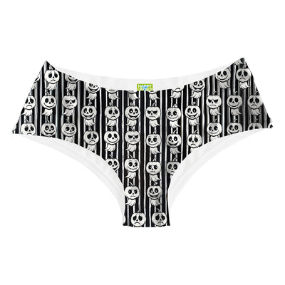 Pumpkin Boo Hipster Woman Underwear Beachwear Loungewear