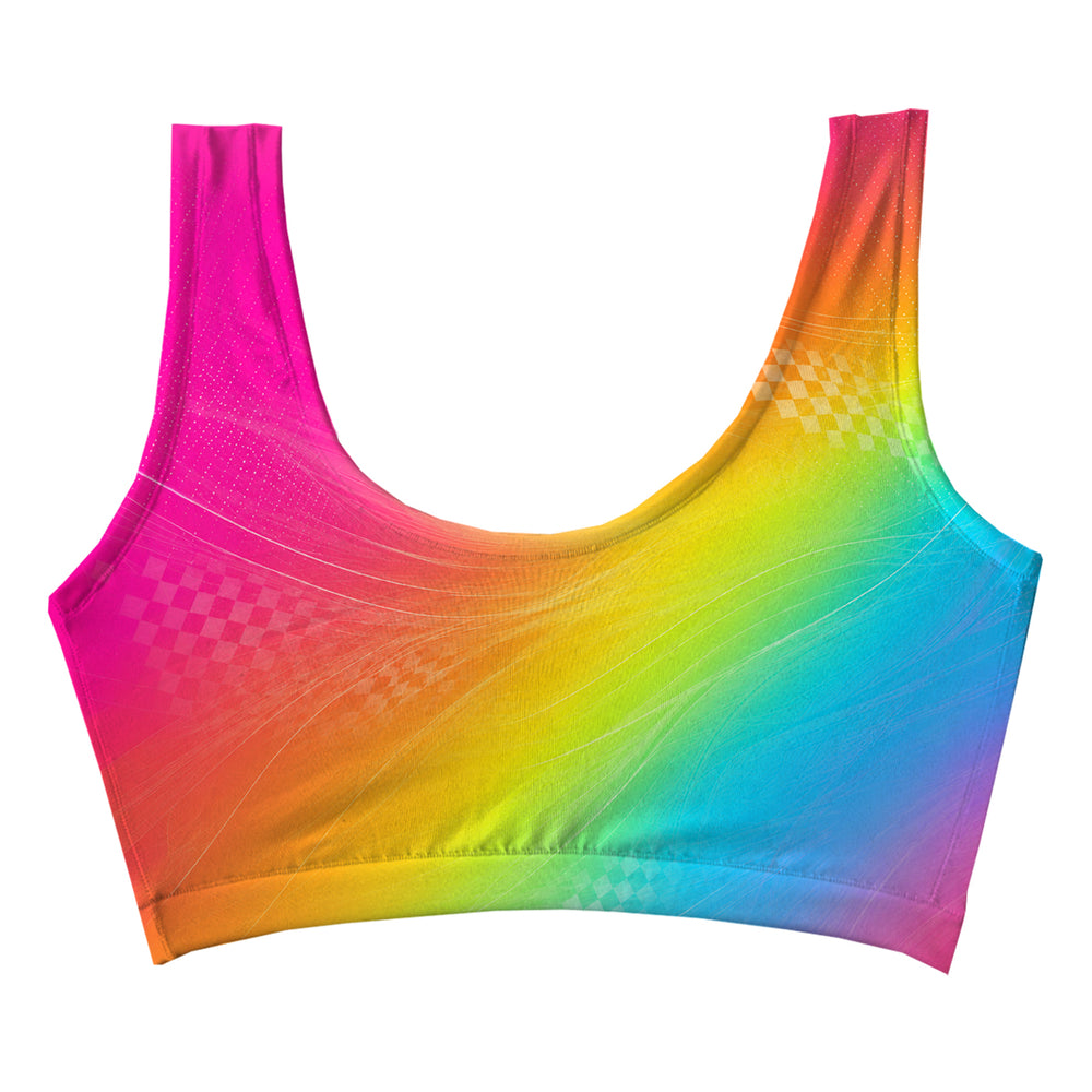 Race Day Crop Top Woman Underwear Beachwear Loungewear