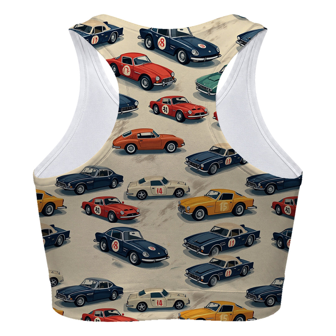 Racing Cars Sport Bra Woman Underwear Beachwear Loungewear