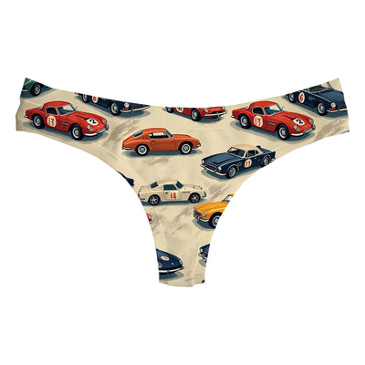 Racing Cars String Woman Underwear Beachwear Loungewear