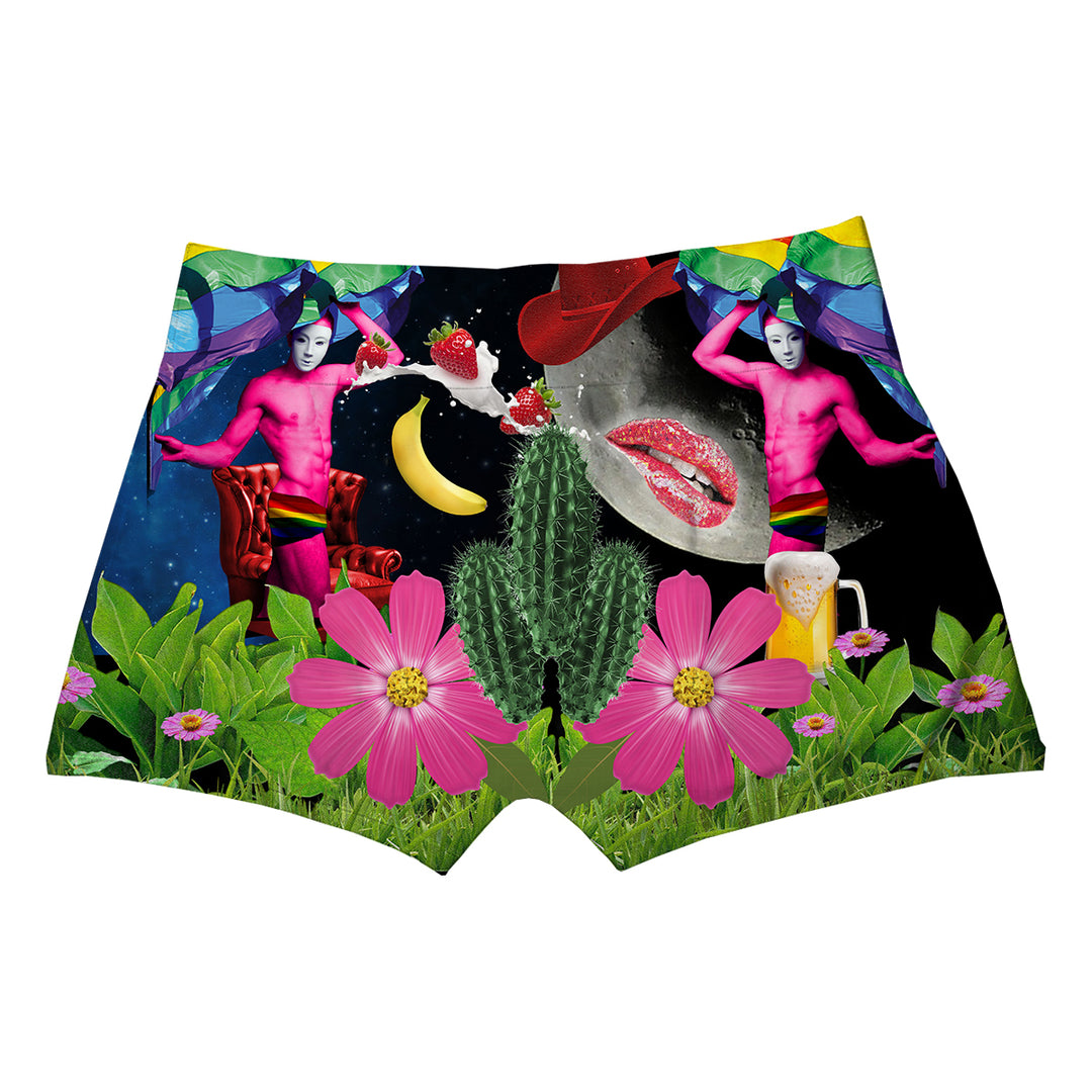 Rainbow Night Boxer Man Underwear Beachwear Loungewear