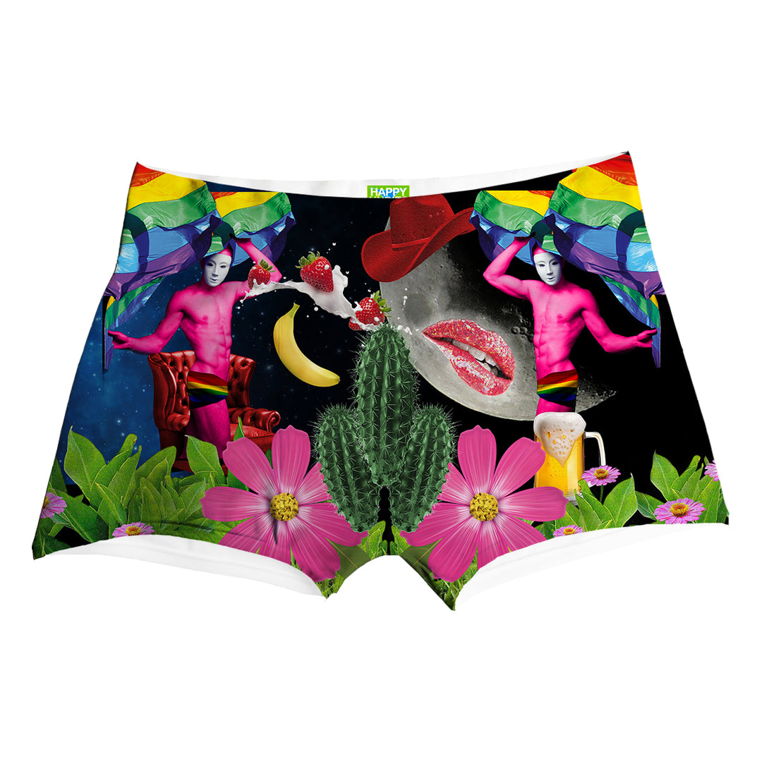 Rainbow Night Boxer Man Underwear Beachwear Loungewear
