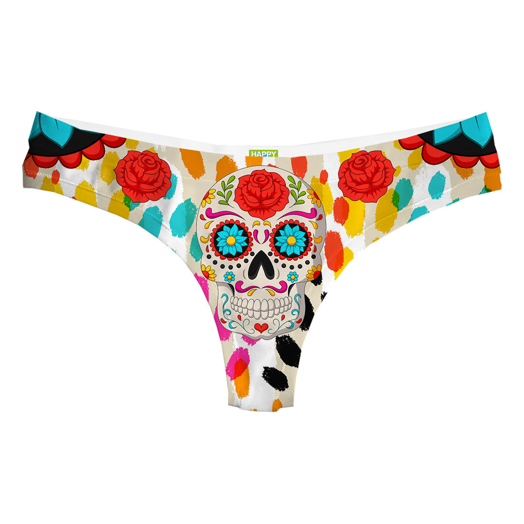 Rainbow Skull String Front