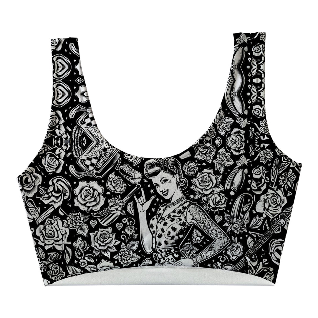 Rebel Crop Top Front