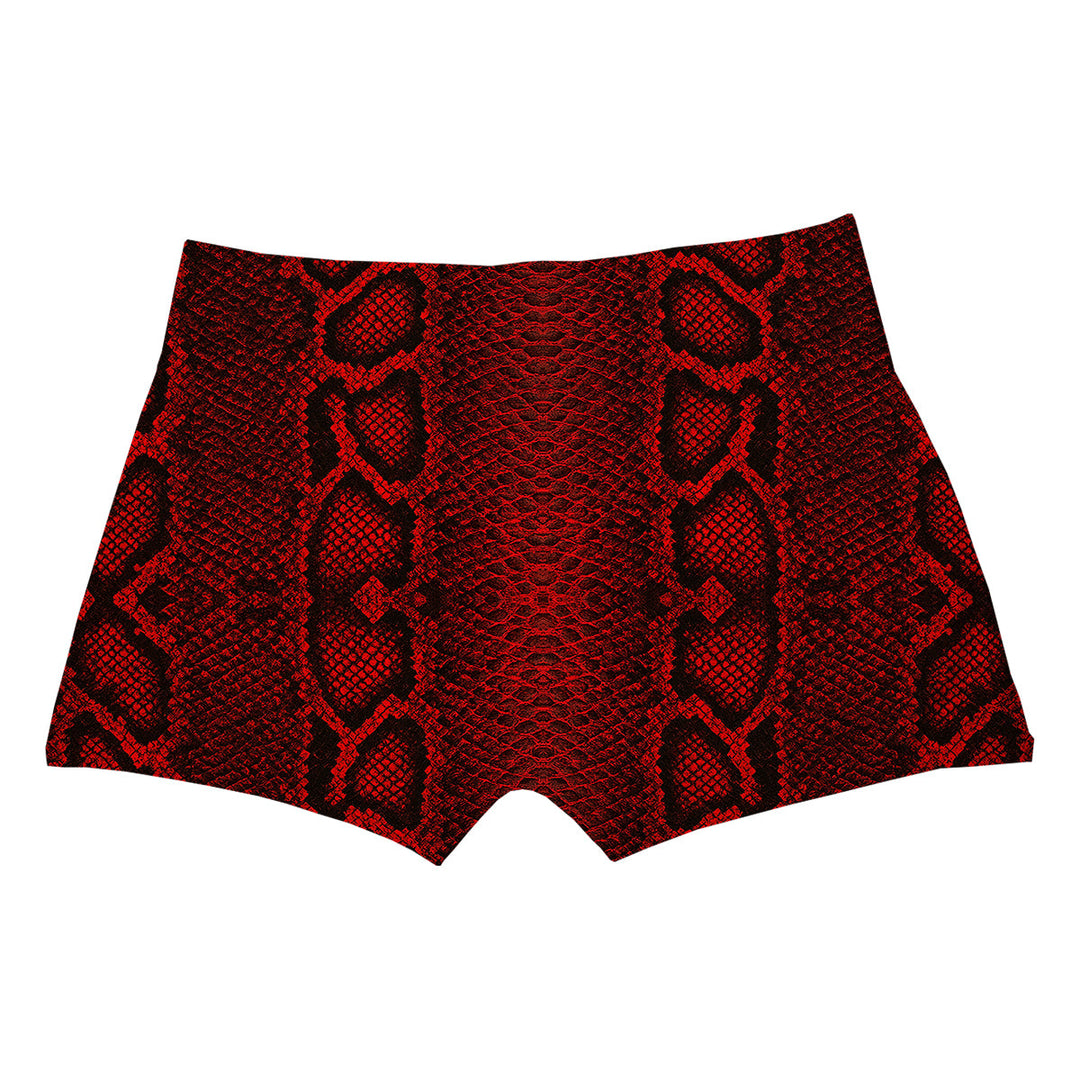 Red Phyton Boxer Man Underwear Beachwear Loungewear