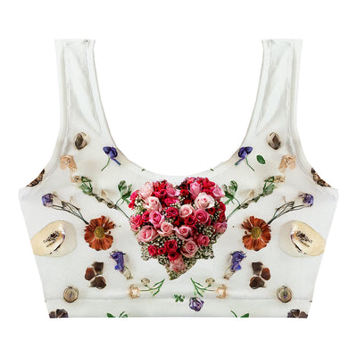 Romantic Bouquet Crop Top Front