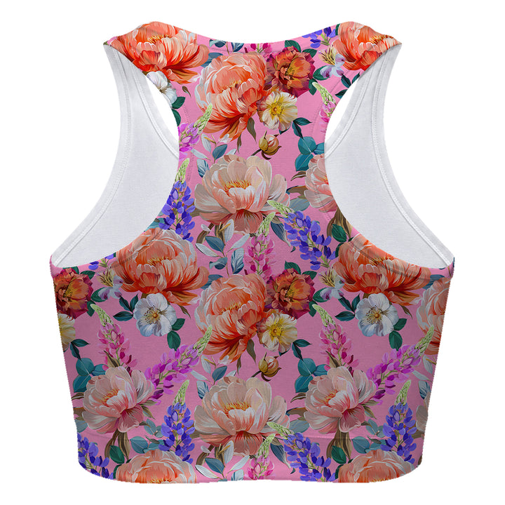 Rose Explosion Sport Bra Woman Underwear Beachwear Loungewear