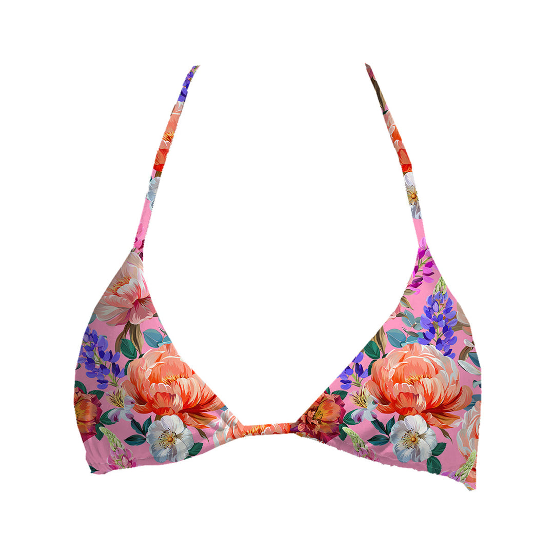 Rose Explosion Top Triangle Woman Underwear Beachwear Loungewear