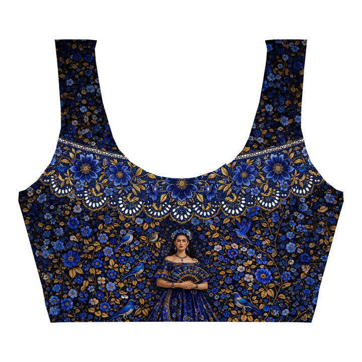 Rosita Noir Crop Top Woman Underwear Beachwear Loungewear
