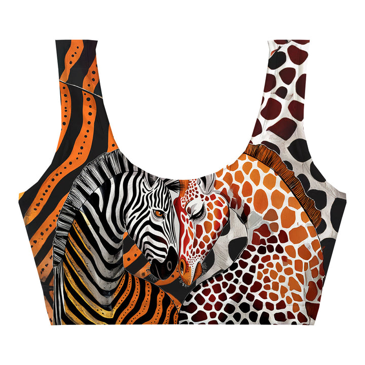 Safari Soul Crop Top Woman Underwear Beachwear Loungewear