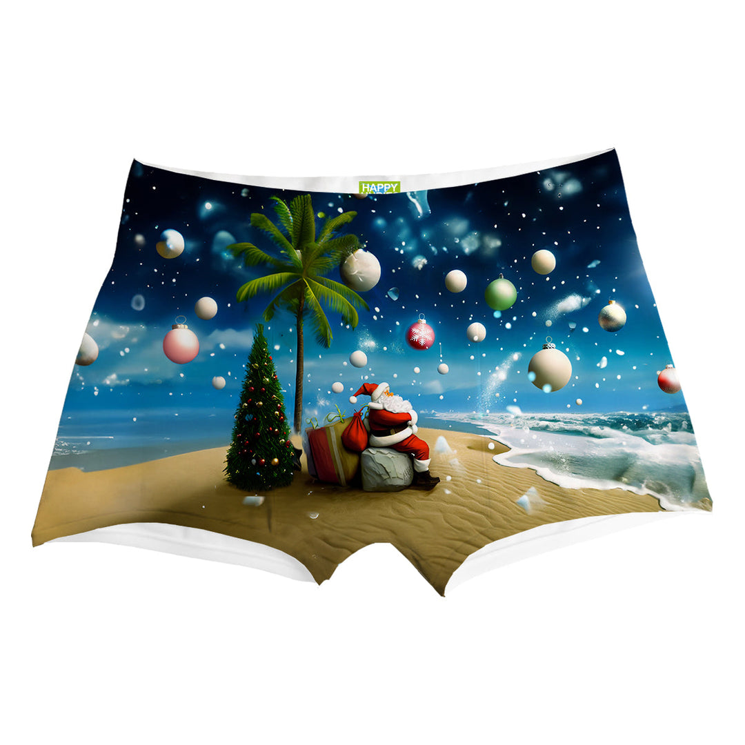Santa Beach Boxer Front