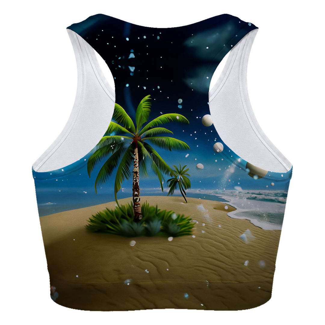 Santa Beach Sport Bra Woman Underwear Beachwear Loungewear