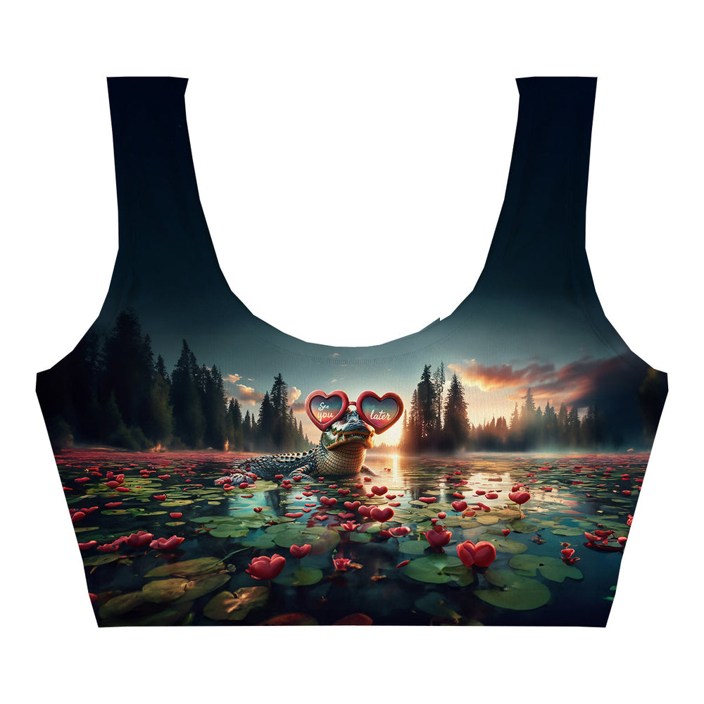 See You Later Crop Top Back
