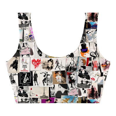 Shopping Queen Crop Top Front