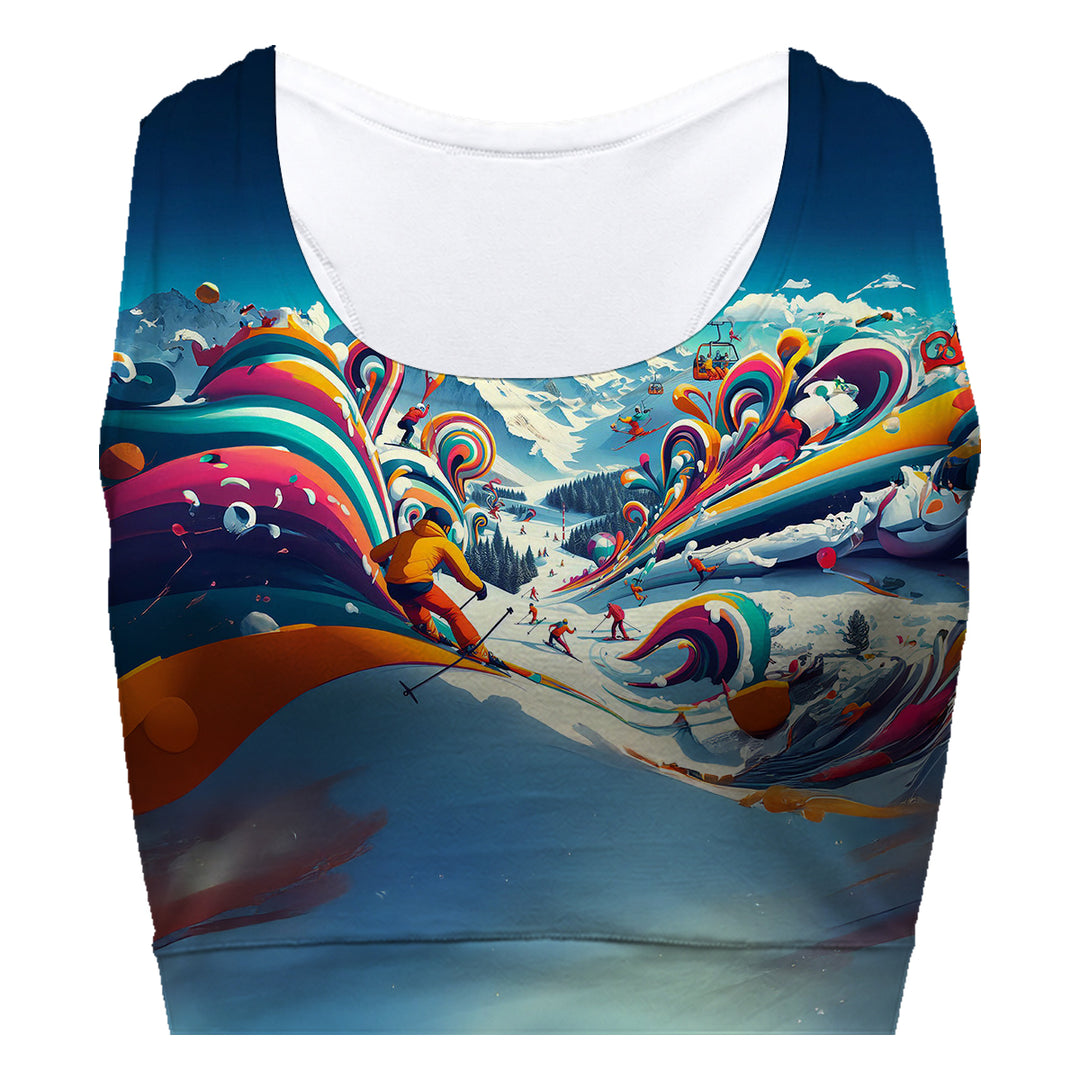 Slopes Splash Sport Bra Woman Underwear Beachwear Loungewear