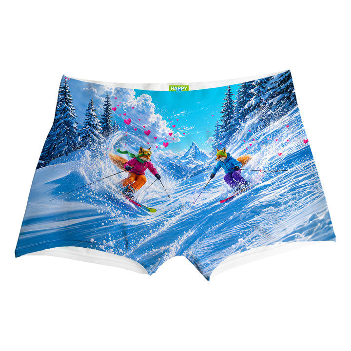 Snow Fox Boxer Man Underwear Beachwear Loungewear