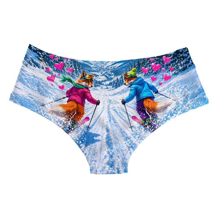 Snow Fox Hipster Woman Underwear Beachwear Loungewear