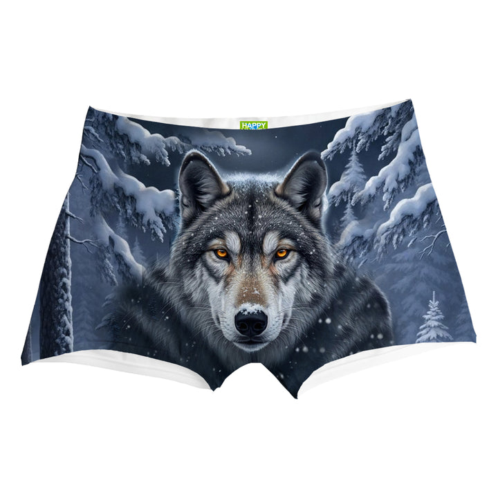 Snow Wolf Boxer Man Underwear Beachwear Loungewear