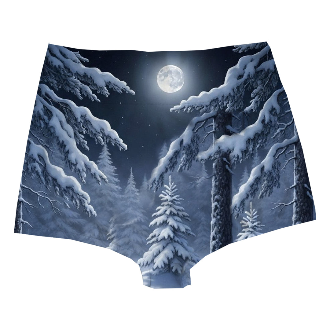 Snow Wolf Highwaist Woman Underwear Beachwear Loungewear