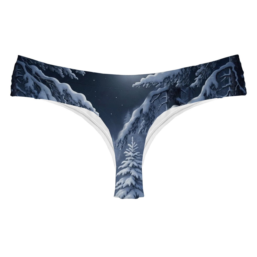Snow Wolf String Woman Underwear Beachwear Loungewear
