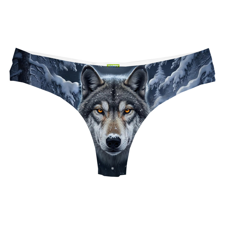 Snow Wolf String Woman Underwear Beachwear Loungewear