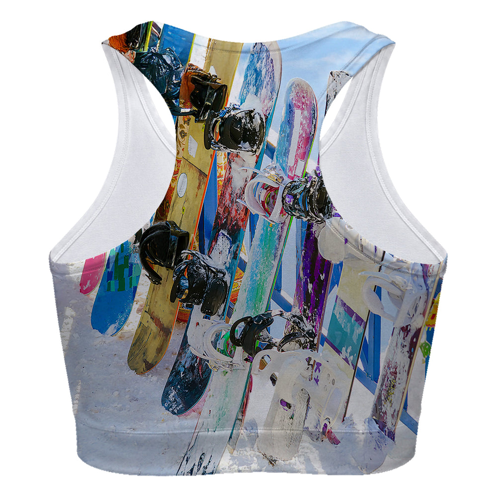 Snowboards Sport Bra Woman Underwear Beachwear Loungewear