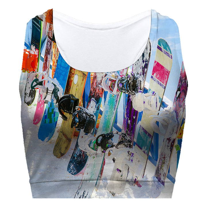 Snowboards Sport Bra Woman Underwear Beachwear Loungewear