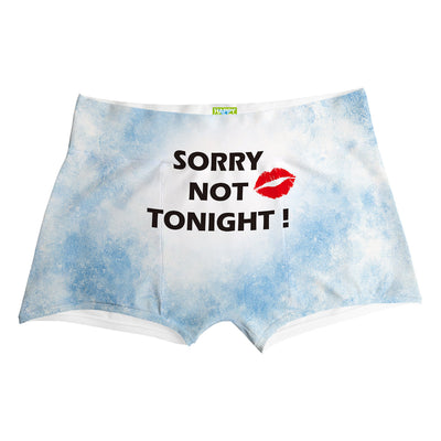 Sorry Not Tonight Boxer Man Underwear Beachwear Loungewear