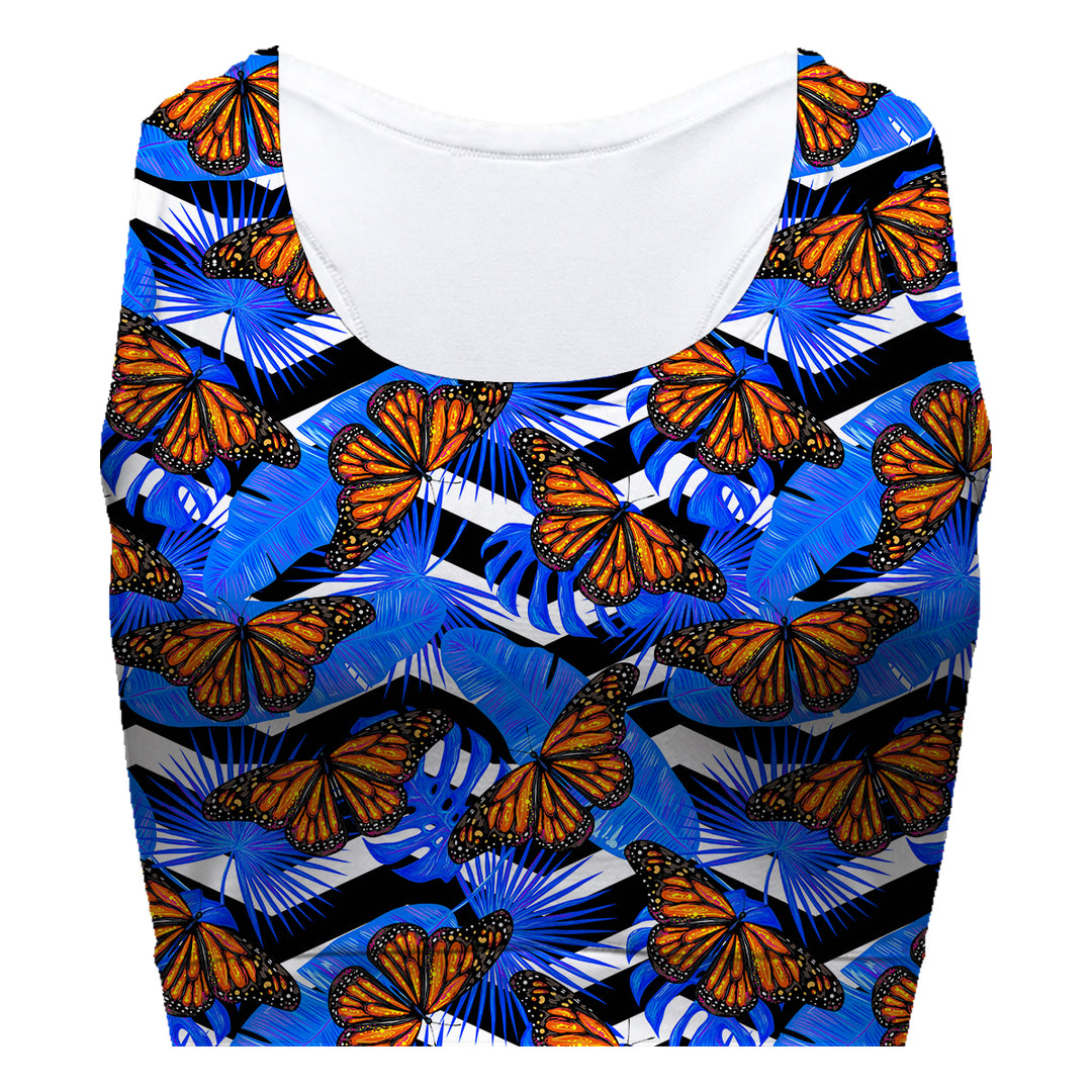 Spring Butterfly Sport Bra Woman Underwear Beachwear Loungewear