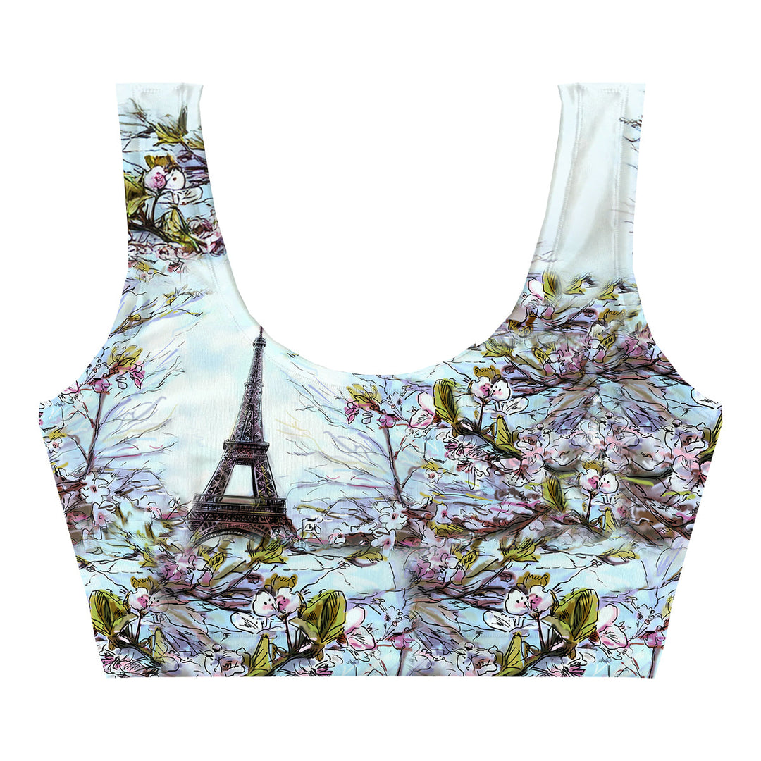 Spring In Paris Crop Top Back