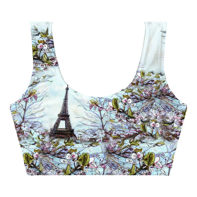 Spring In Paris Crop Top Front