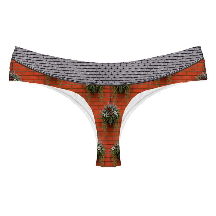 Spying Pet String Woman Underwear Beachwear Loungewear