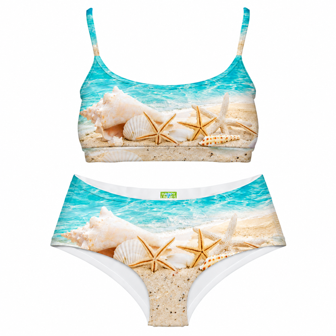 Starfish Maya-Top und Hipster als Set mit Happy Undies Logo am Innenbund