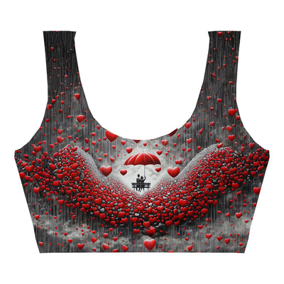 Stormy Hearts Crop Top Front