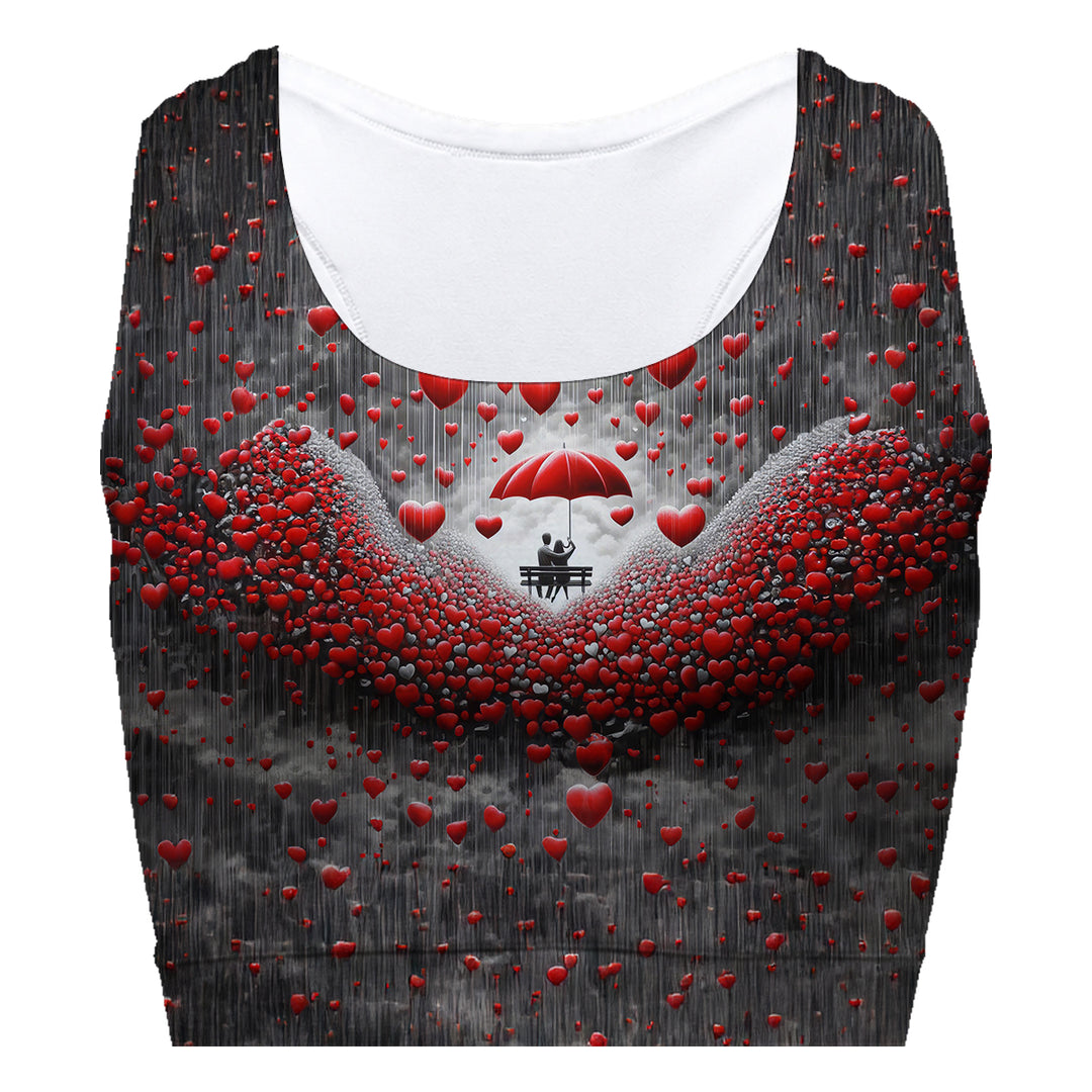 Stormy Hearts Sport Bra Woman Underwear Beachwear Loungewear