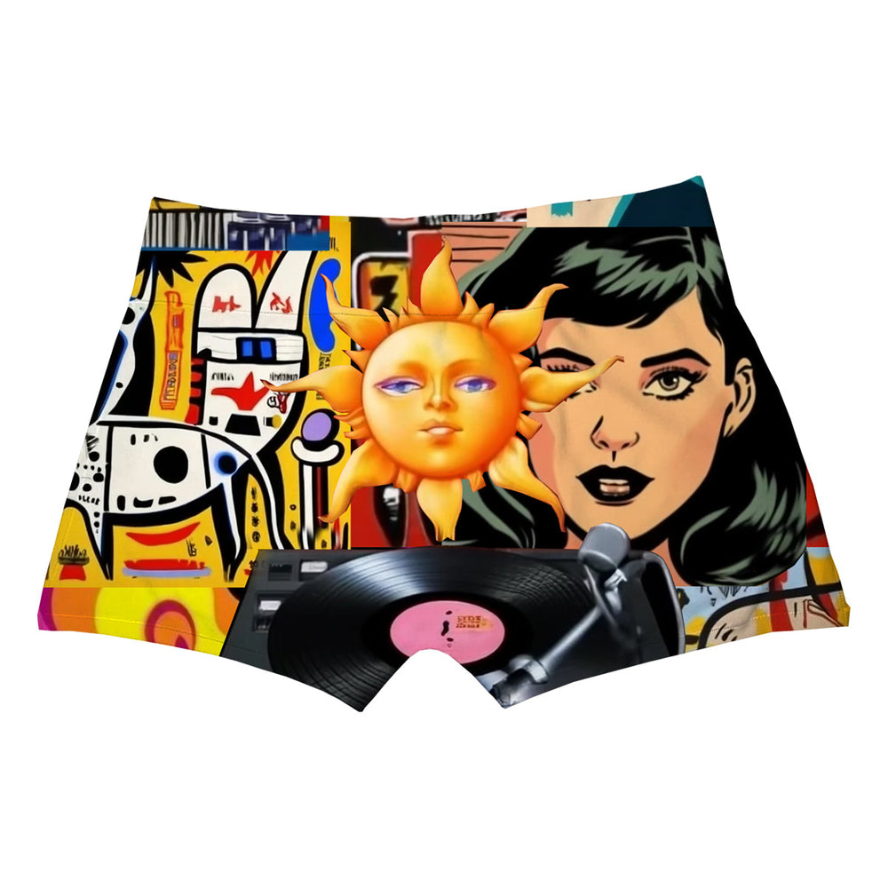 Street Art Boxer Man Underwear Beachwear Loungewear