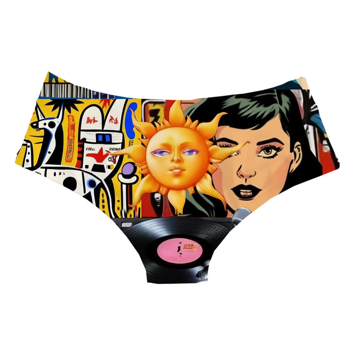 Street Art Hipster Woman Underwear Beachwear Loungewear