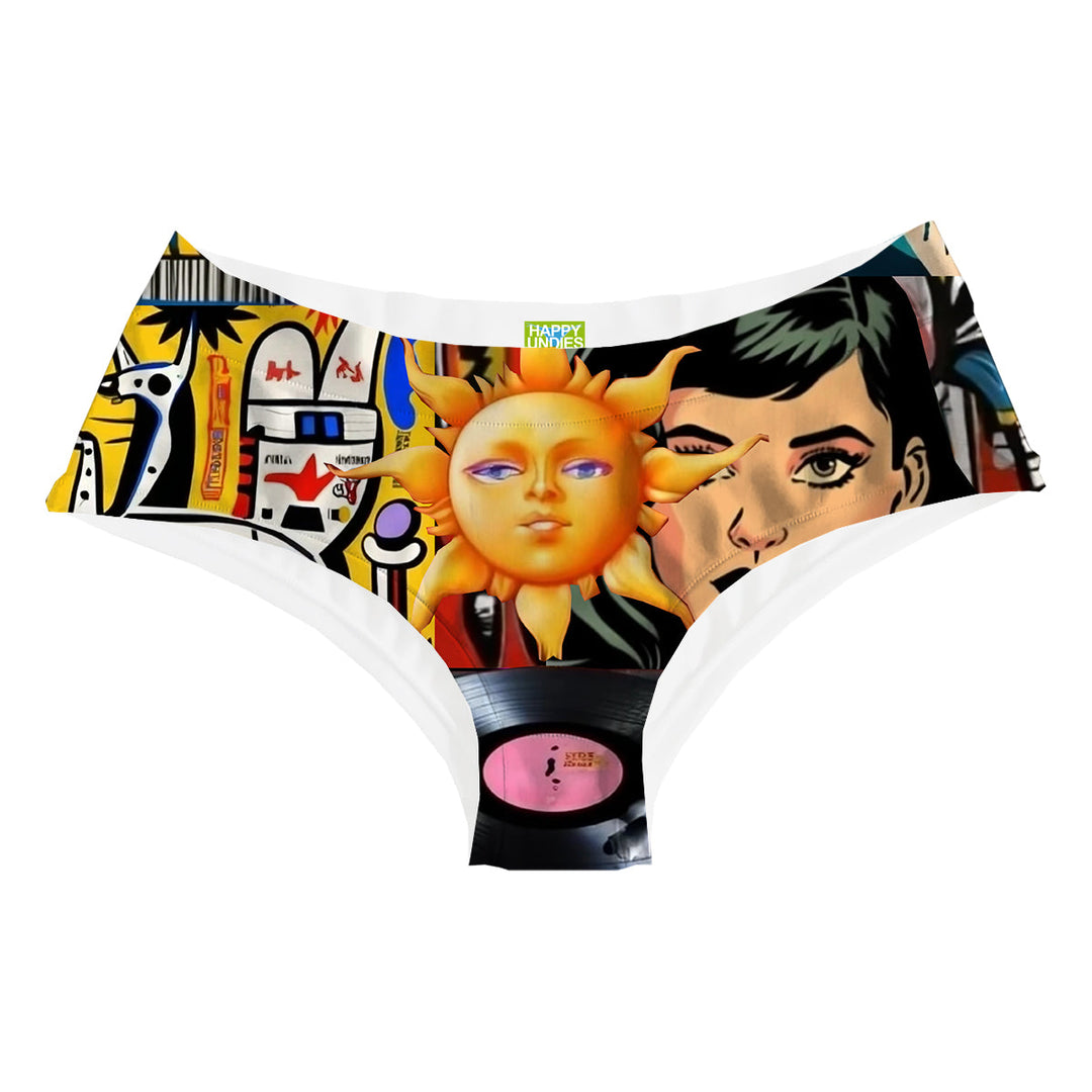 Street Art Hipster Woman Underwear Beachwear Loungewear