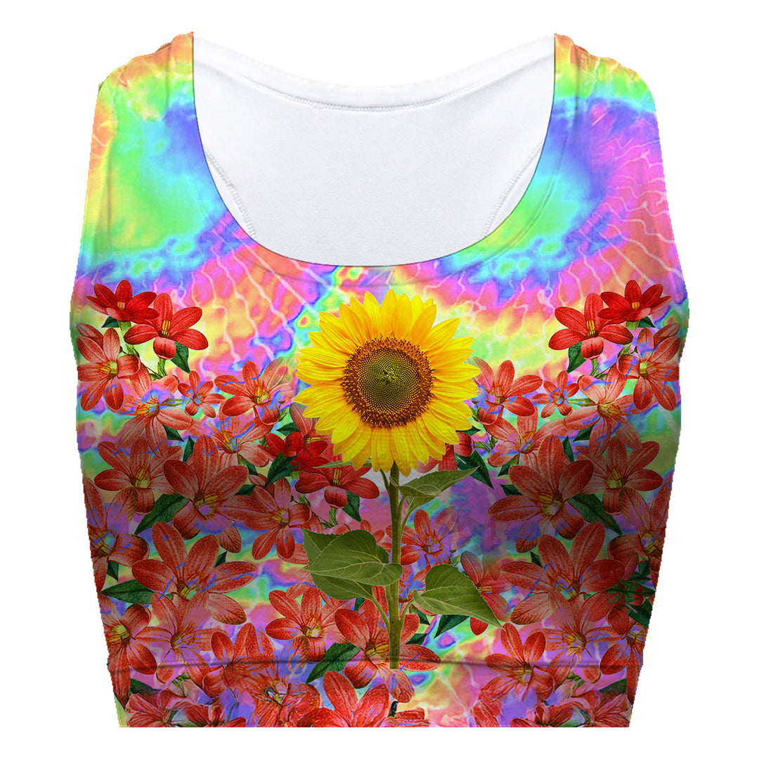 Sunflower Sport Bra Woman Underwear Beachwear Loungewear