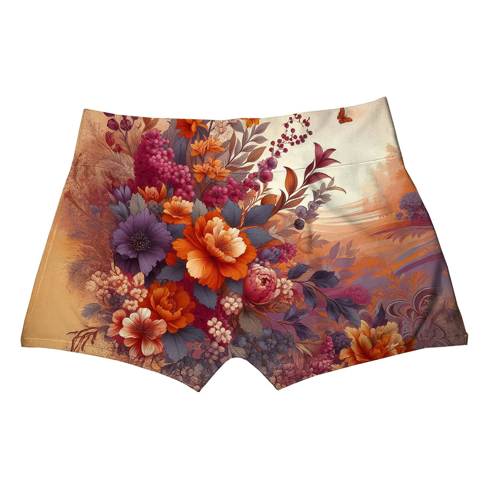 Sunset Flowers Boxer Back