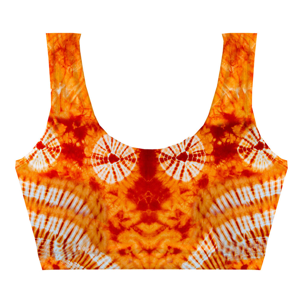 Sunshine Reggae Crop Top Back