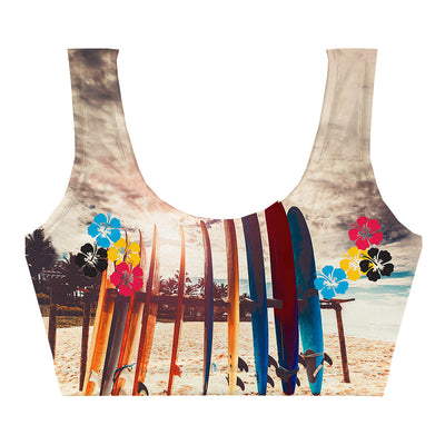 Surfers Paradise Crop Top Front